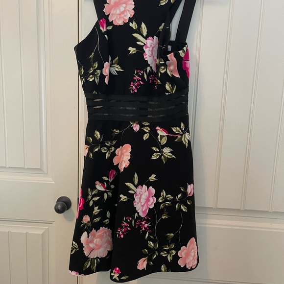 Xtroadinary floral sleeveless dress with illusion waist size large. - Picture 4 of 11